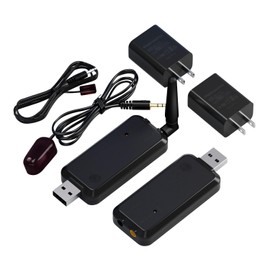 SPENFiLY Wireless Infrared Remote Control Extender, Infrared Repeater Kit, Infrared Remote Control Wireless Connection Home Appliances Compatible with Multiple Infrared Devices (Control of 1 Device)