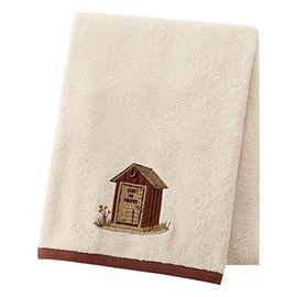 Saturday Knight Outhouses Bath Towel