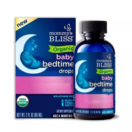 Mommy's Bliss Gotas Orgánicas BedTime 60 ml Bebé y Niño. Natural y Orgánico. Con Vitamina C. Producto Natural y Orgánico. Suave y Seguro. A partir de 4 meses.