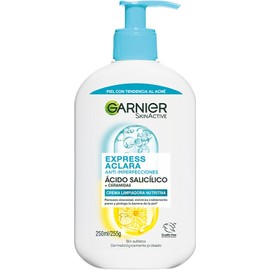 Garnier Crema Limpiadora Facial Express Aclara Salicílico Ceramidas 250ml