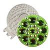 Golf Hat Clip with Glitzy Crystal Golf Ball Marker for