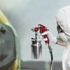ENDOZER Professional Siphon Feed Spray Gun for Paint, Red Handle,