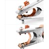 QWORK Welding Ground Clamp, 2 Pack 500AElectroplated Ground Clamp Copper