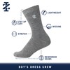 IZOD Boys Crew Socks - 5 Pack Breathable Soft Stretch