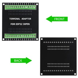 AOICRIE 2PCS ESP32 Breakout Board GPIO 1 into 2 Compatible with 30 Pins ESP32S ESP32 Development Board 2.4 GHz Dual Core WLAN WiFi + Bluetooth 2-in-1 Microcontroller ESP32 Chip