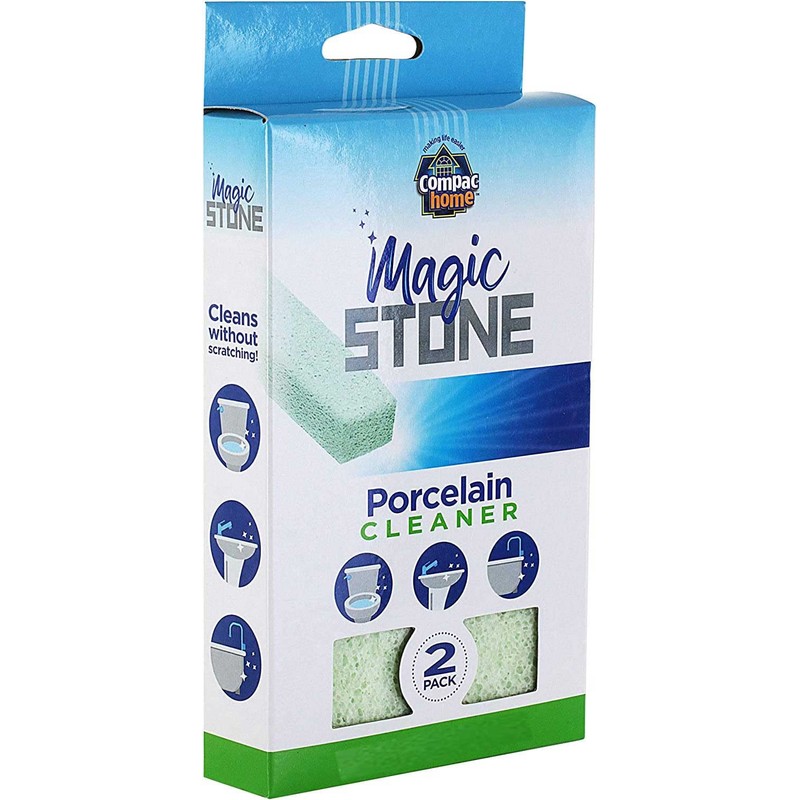 Compac Home Magic-Stone Porcelain Cleaning Stick - Toilet Bowl Cleaner,