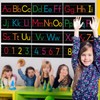 12 Pieces Alphabet Line for Classroom Wall Chalkboard Brights Manuscript