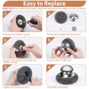 5Pcs Steel Wool Scrubber with Replacement Wire Sponge Pads Set,