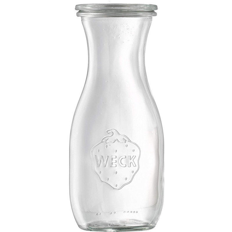 Weck Juice Jar - (2) 764 1/2-Liter jar with Rubber