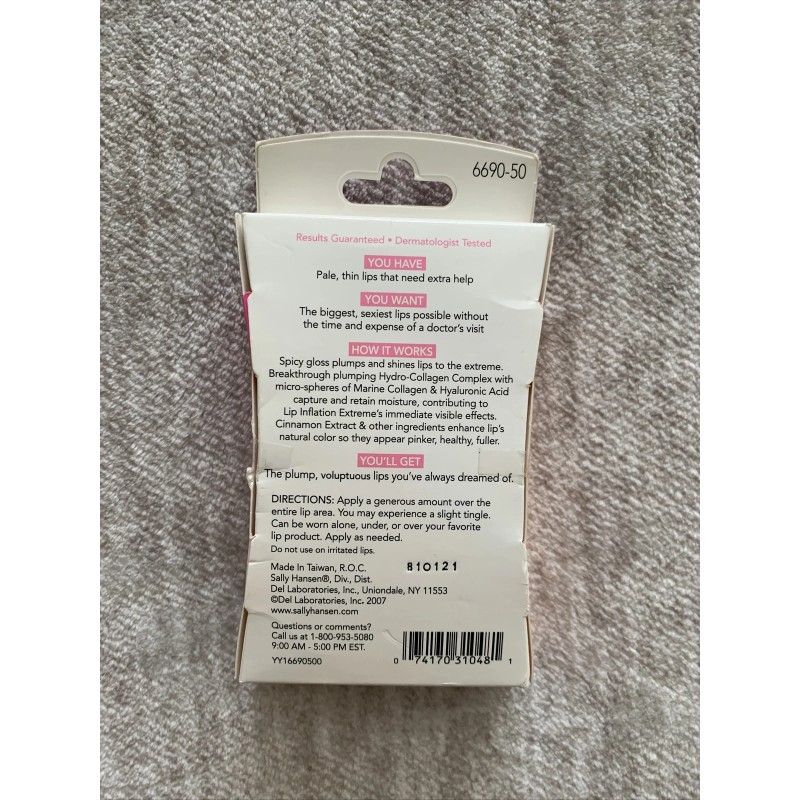 Sally Hansen Lip Inflation Xtreme ~ Sheer Cherry