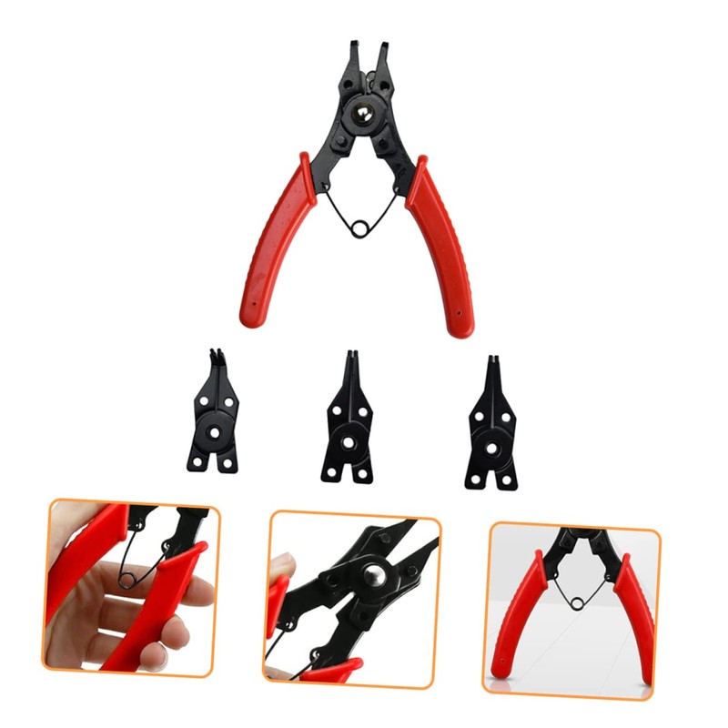 Gadpiparty 1Set Pliers Set Interchangeable Jaw Tool for Automotive Plumbing