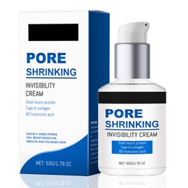 Moisturising Pore Minimizer Primer, Pore Shrinking Invisibility Face Primer, Oil-Control Makeup Primer For Face, Hydrating Primer With 8D Hyaluronic Acid, Lightweight, Long Lasting, Pore Reducer