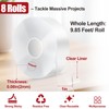 CHANGTIKEJI Double Sided Tape Heavy Duty 8 Rolls 1 Inch