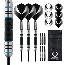 DESIGNA DARTS Corner Marine Steel Tip Dart Set | 80% Tungsten Barrel, M3, 30g (D0677)