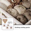 NUOBESTY 10pcs Empty Wire Spools Removable Paper Sewing Spools Thread