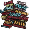 Religious Iron on Patches, Bible Verse Embroidered Appliques for Clothes