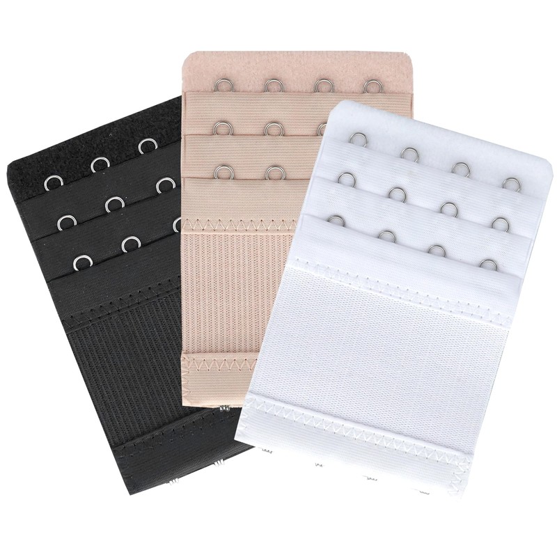 SAMGU 4 Hooks Bra Extender Women's Soft Stretchy Bra Extension