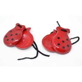 Spanish Red and Black Chestnut for Children for Flamingo or Sevillanas