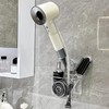 Eason1874 Hands-free Hair Dryer Holder With 360° Adjustment, Wall Mounted