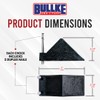 bullke USA Made Plastic Pipe Chocks with Nails | 5"