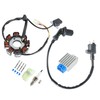 Silscvtt Ignition Coil Spark Plug Regulator Stator Replacement for Polaris