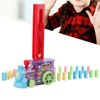 Domino Game Car Toy Set DIY Automatic Placement Domino Train