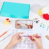 ACRNIGHEET 6PCS Crochet Kit for Beginners Cute Chicken Keychain Crochet