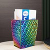 Colorful Bathroom Trash Can Small Wastebasket, Garbage Container Bin for