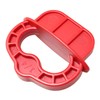 RLECS 6pcs Gap Deck Board Spacer Guide Red 1/4" Handheld
