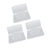 3pcs Acrylic Small Wall Shelf Floating Shelf for Security Cameras