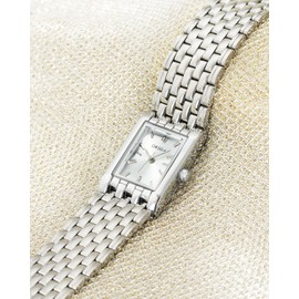 CIVO Ladies Watches for Women Silver: Stainless Steel Waterproof Analog Small Wrist - Square Face