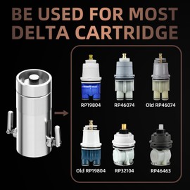 Cartridge Removal Tool for RP19804 RP46074 Shower Cartridge, Replacement for Delta Cartridge Puller, Cartridge Puller Removal Tool Compatible with 1300 & 1400 and 13 & 14 Series Cartridges