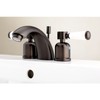 Kingston Brass KB8951DPL Paris Mini-Widespread Bathroom Faucet, Polished Chrome