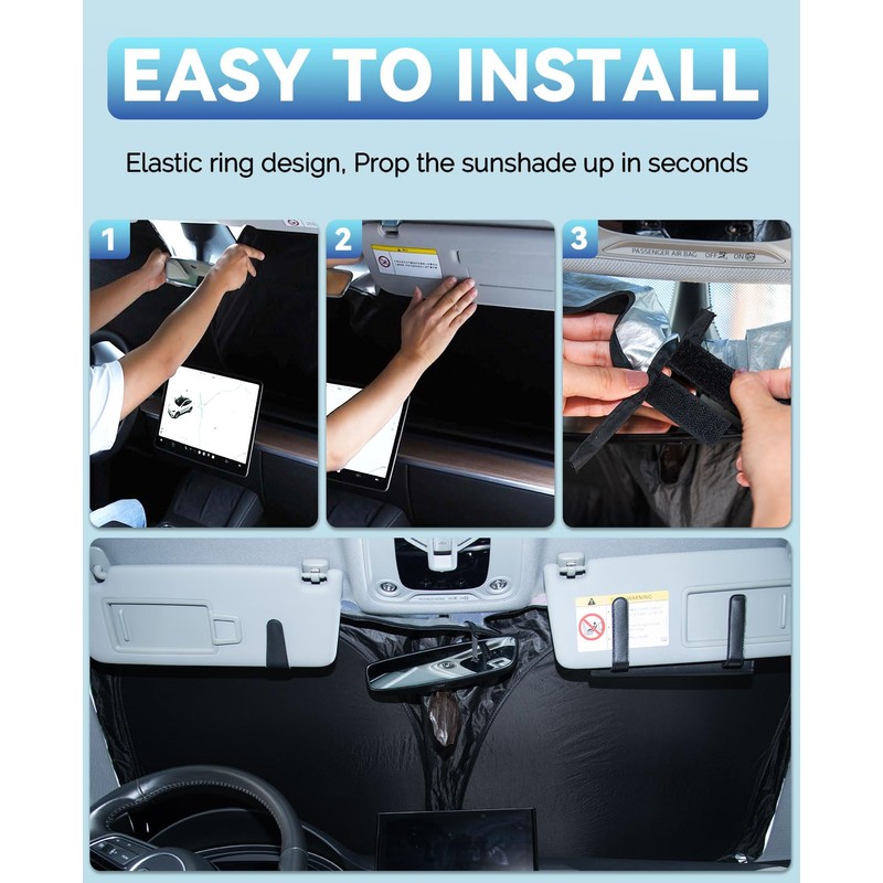 Sun Shade for Murano Windshield Sunshades for 2015-2023 2024 2025