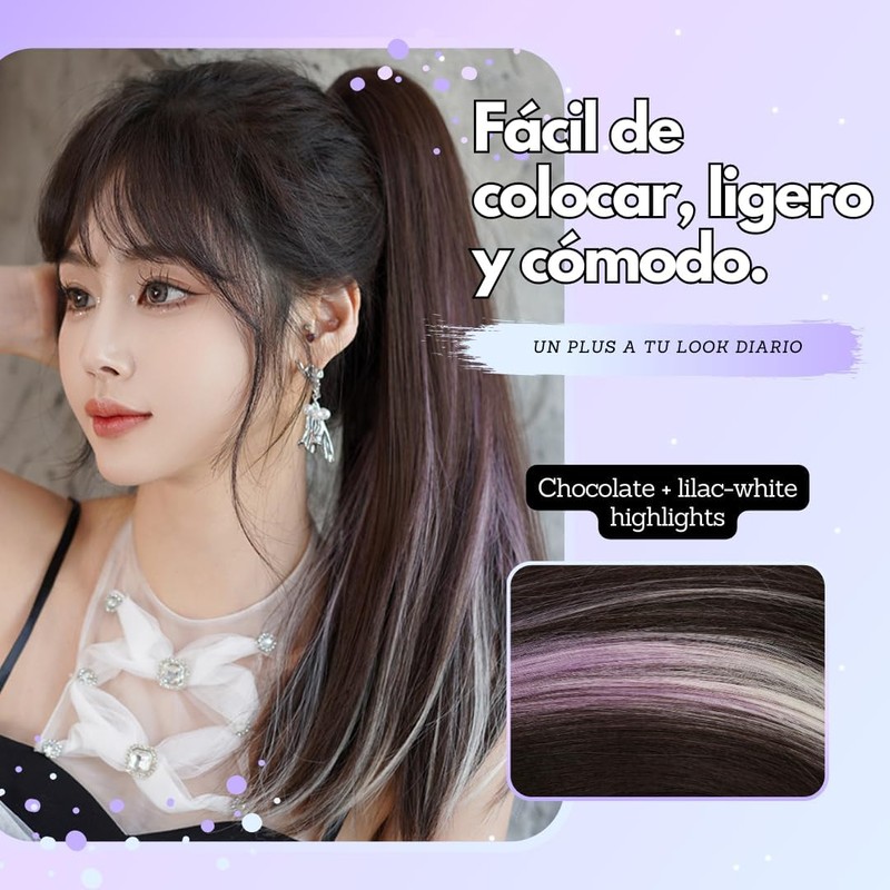 GAIBMAX - Extensiones de cola de caballo para mujer cabello
