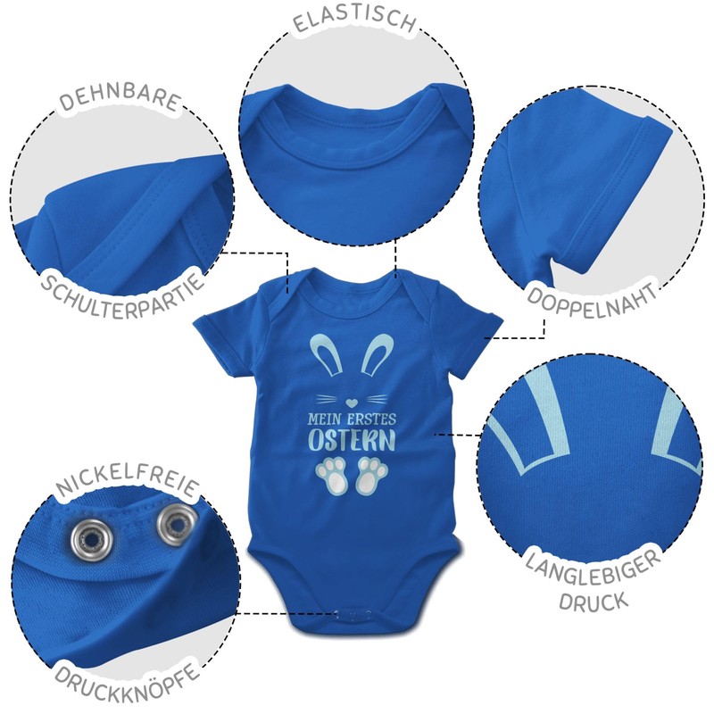 Shirtracer - Easter Baby - My First Easter Bunny Blue