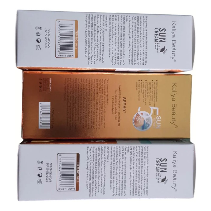 Kaliya Beauty Bloqueador Solar Fps 50+ 85 +85crema Protector