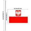 Poland State Ensign Desk Flag Poland State Ensign Small Mini