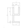 Aluminium Corner Profile Anodised Aluminium Rail Aluminium Profile 20 x