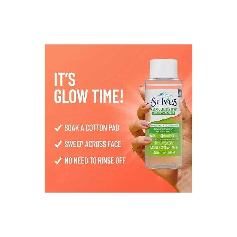 Ives Apricot Aha Tónico Facial Vegano Exfoliante