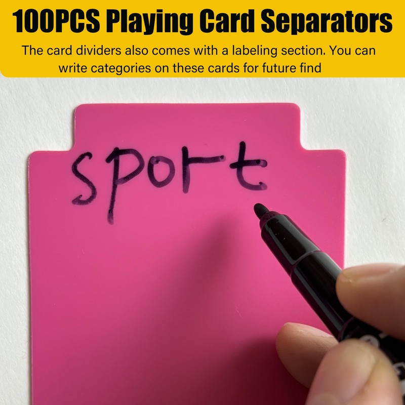 BetLight Card Dividers for Trading Cards, 7 x 9.6 cm,