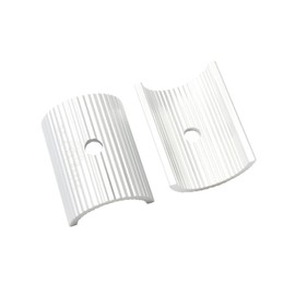 SAMCOS Bicycle Handle Shim Stem Spacer Lightweight Bike Handle Shim Adapter Gasket (Silver 1.0 - 1.2 inches (25.4 mm-31.8 mm)