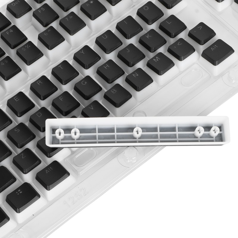 Keyboard Keycaps 129 Keys Pudding Transparent OEM Height PBT Two