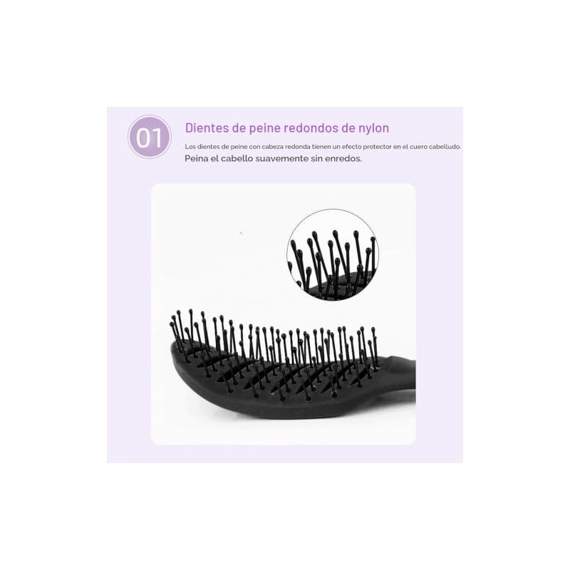 Sonew Cepillo de Ventilación Curvado, Cepillo de Pelo Profesional de
