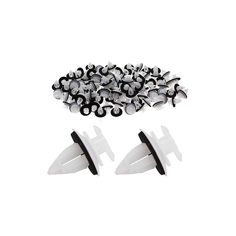 Huhne 100pcs 51418224768 Plastic Rivet Clips Door Panel Auto Fasteners