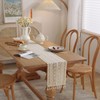 Gxfctys Table Runner, Boho Runner Cotton Linen Decorations, Farmhouse Runners