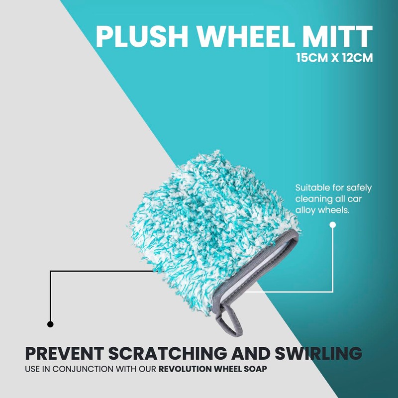 Auto Finesse Plush Microfibre Wheel Mitt - UK's Ultimate Scratch-Free
