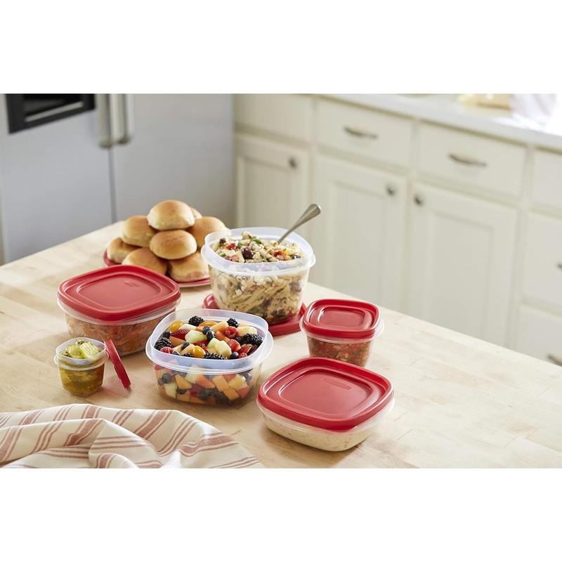Rubbermaid 2066488 Easy Find Lids 17 Piece Storage Containers BPA