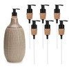 Yuecda 6 Pcs Soap Dispenser Pump, Jar Soap Dispenser Pump