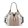 Karl Lagerfeld Paris Adele Bucket Bag, Shell/White